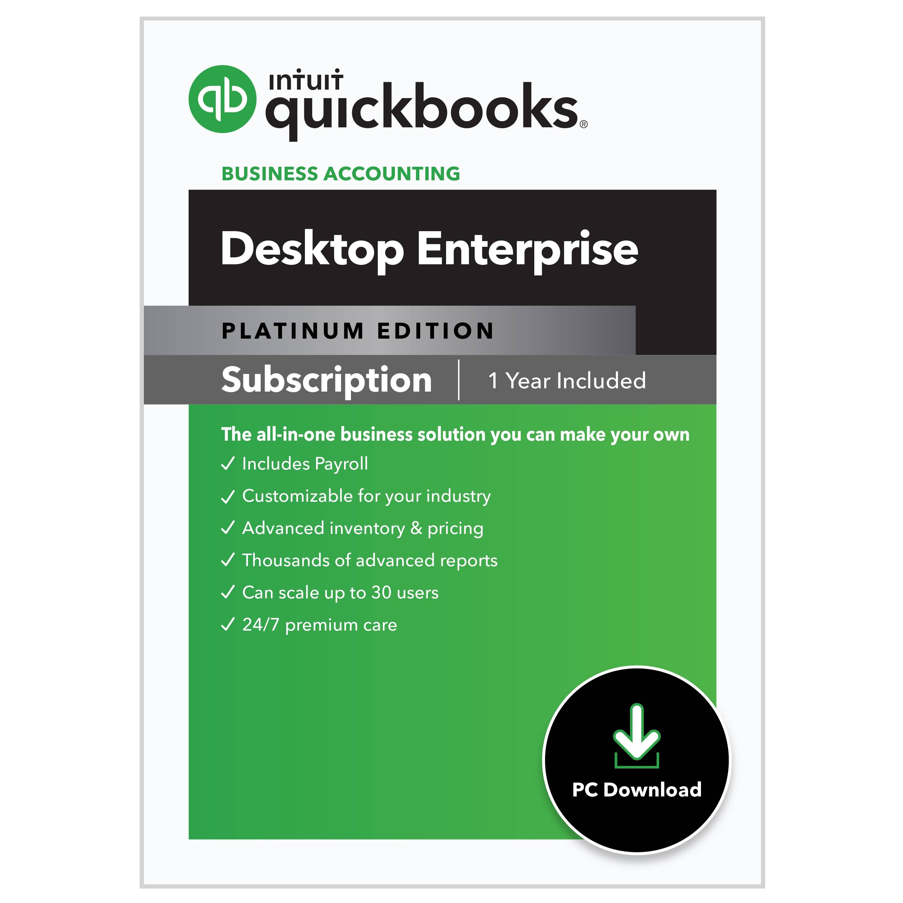QuickBooks Enterprise Platinum - (Annually)