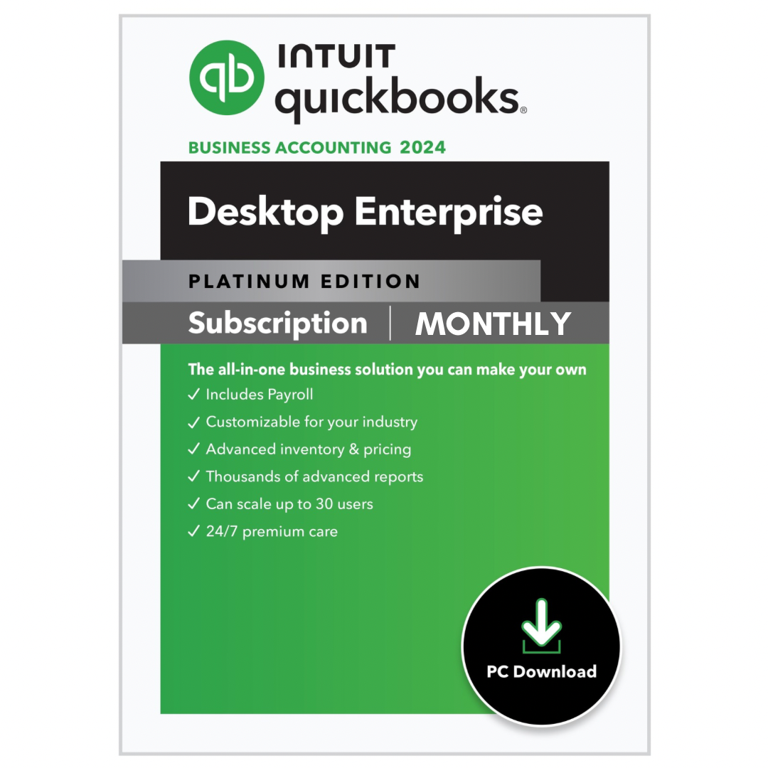QuickBooks Enterprise Platinum - (Monthly)