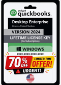 QuickBooks Desktop Enterprise 2024 5 User License – Windows