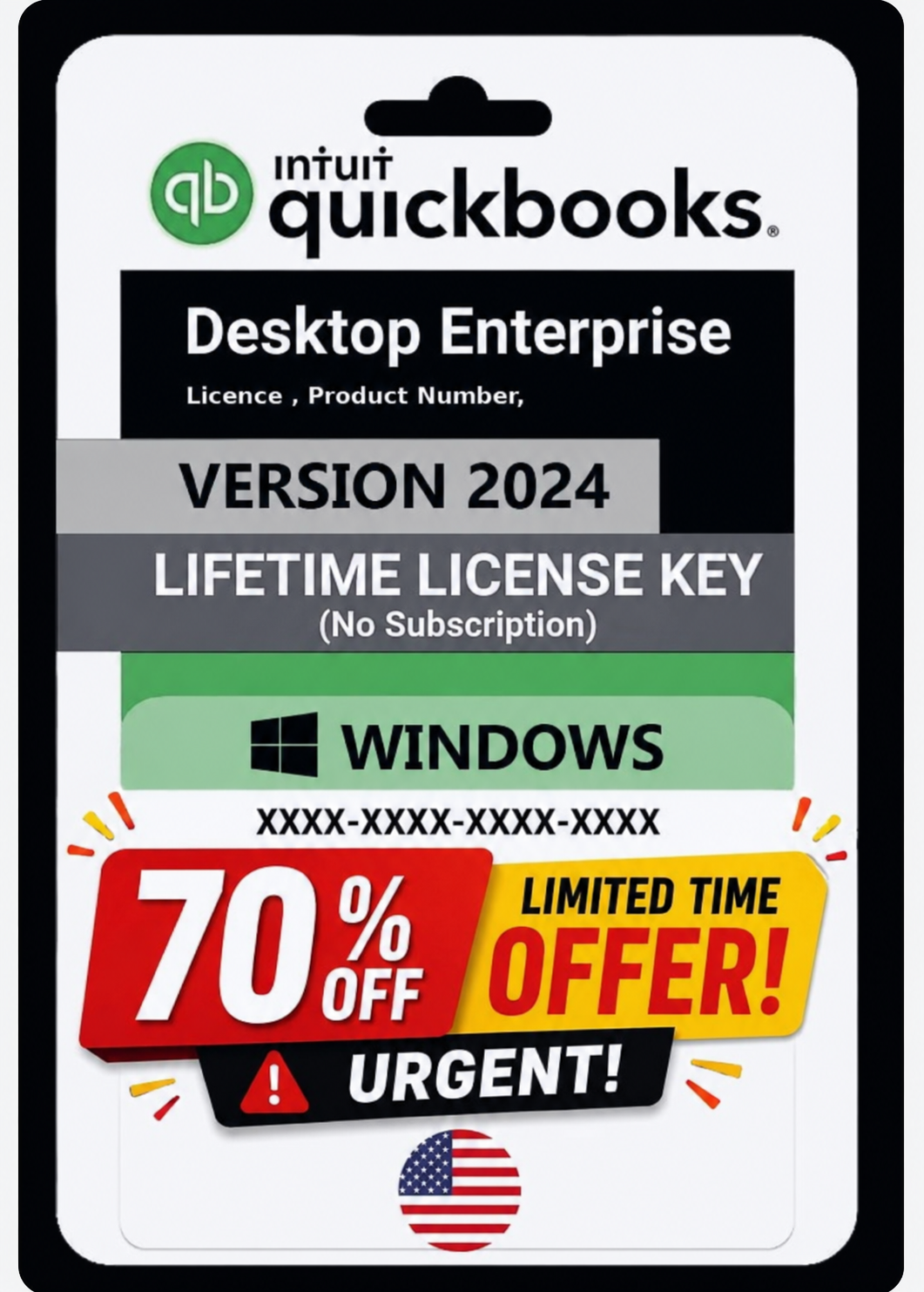 QuickBooks Desktop Enterprise 2024 5 User License – Windows