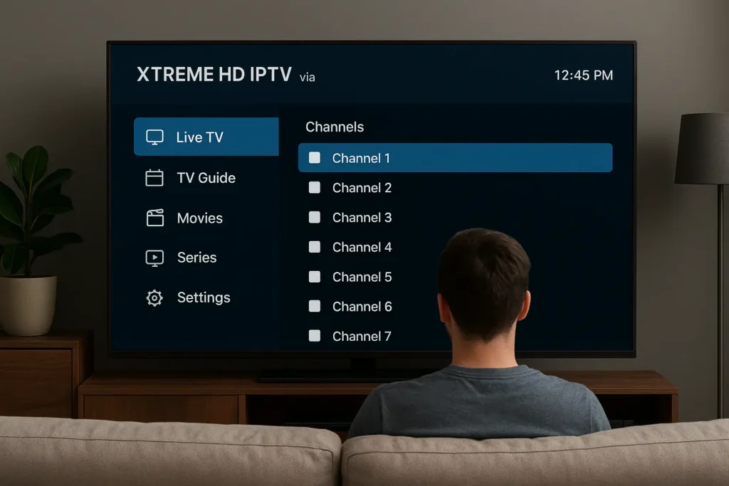 Comparison chart of Xtreme HD IPTV vs competitors